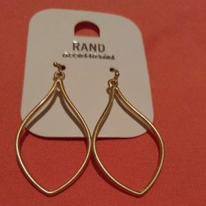 Gold Teardrop Earrings